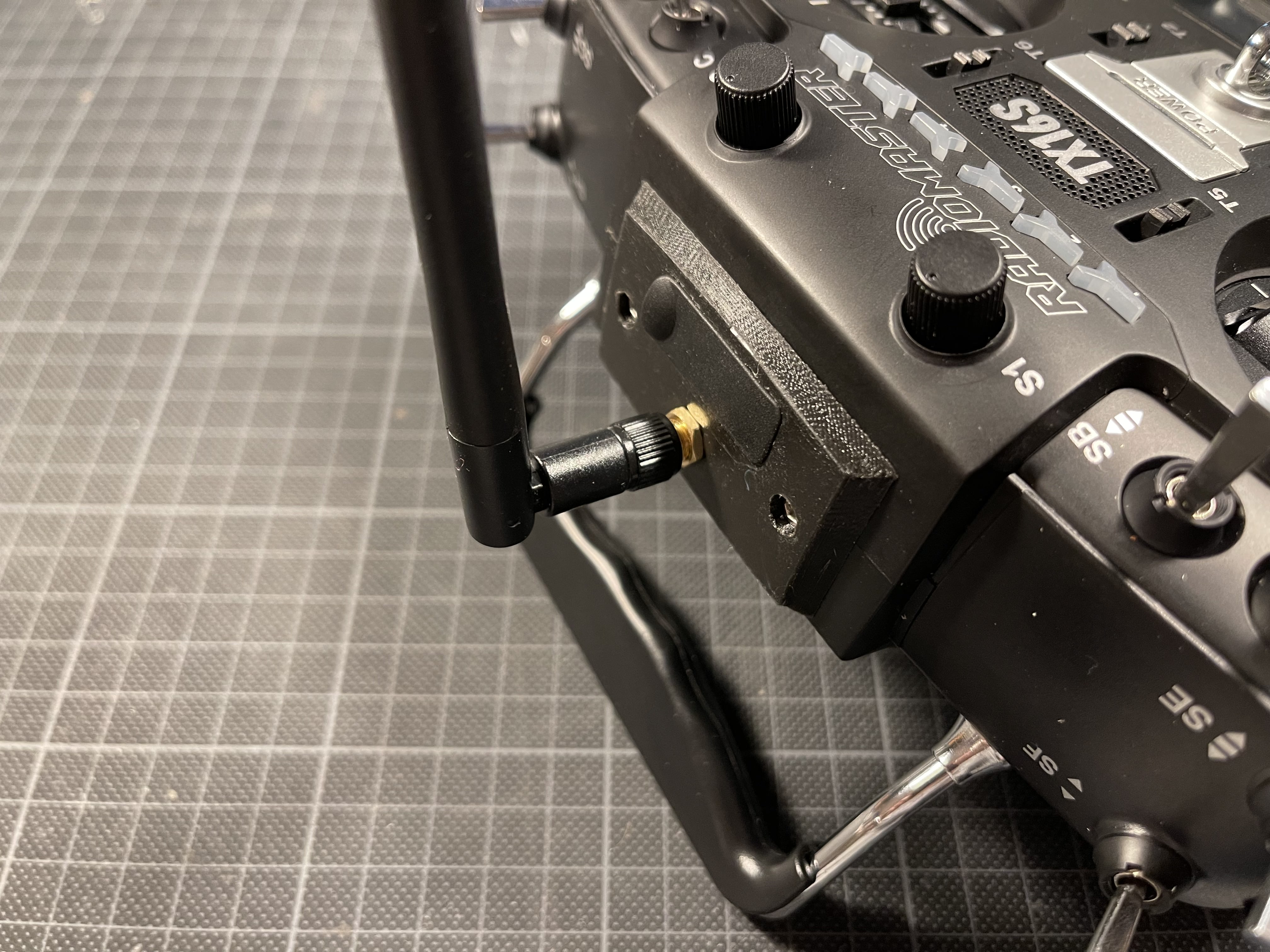 And with the antenna installed